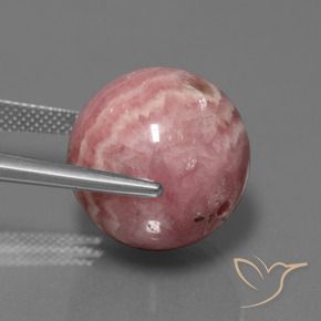 Rodocrosita Multicolor natural de 46.41 ct, Esfera / Bola, Opaco