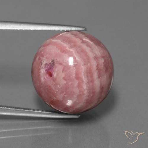 40.96ct Natural Multicolor rodocrosita, Esfera / Bola, Opaco