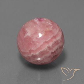 Rodocrosita Multicolor natural de 40.96 ct, Esfera / Bola, Opaco