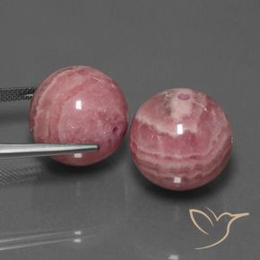 Gemas de Rodocrosita Multicolor natural de 92.27 ct, Esfera / Bola, Opaco