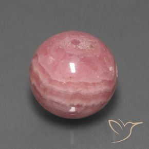 Rodocrosita Multicolor natural de 50.39 ct, Esfera / Bola, Opaco