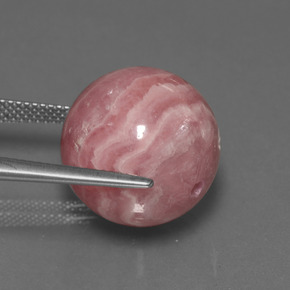 Rodocrosita Multicolor natural de 42.57 ct, Esfera / Bola, Opaco