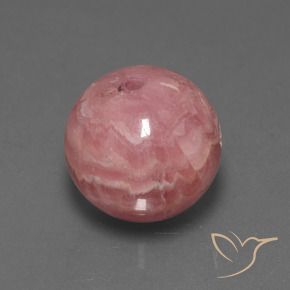 Rodocrosita Multicolor natural de 40.50 ct, Esfera / Bola, Opaco