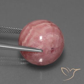 Rodocrosita Multicolor natural de 40.50 ct, Esfera / Bola, Opaco