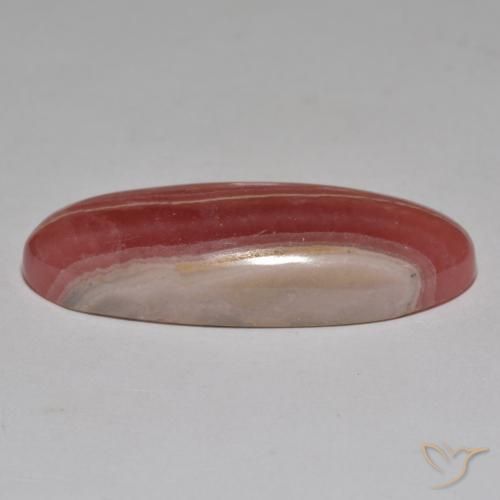 Rodocrosita Multicolor natural de 35.01 ct, Ovalada, Opaco