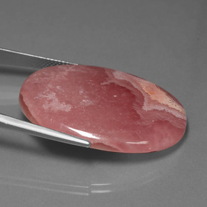 Rodocrosita Multicolor natural de 58.11 ct, Corte Óvalo, Opaco