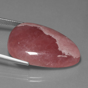 Rodocrosita multicolor natural de 48,07 ct, forma elegante, opaco
