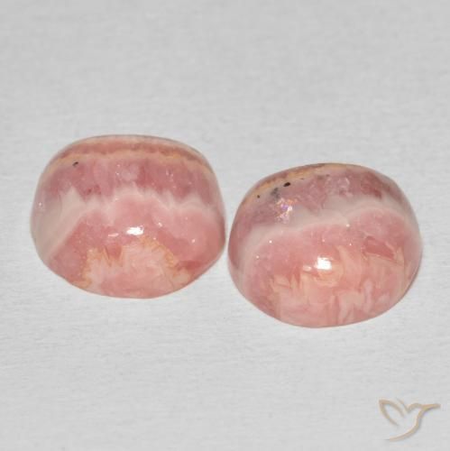 Gemas de Rodocrosita Multicolor natural de 9.41 ct, Elegante, Opaco