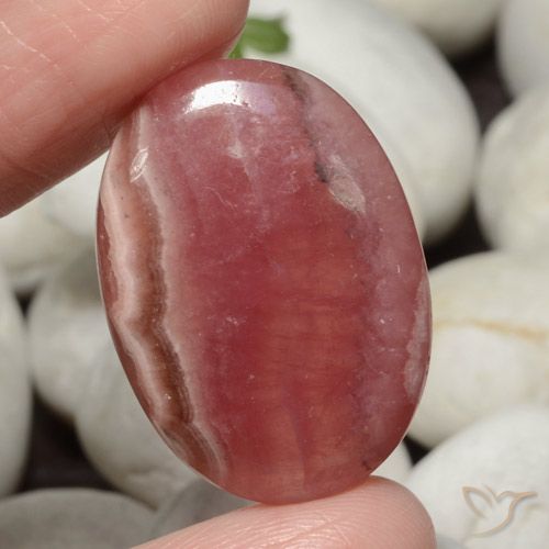 34.86ct Natural Multicolor rodocrosita, Ovalada, Translúcido