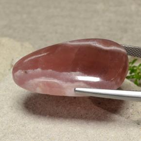 Rodocrosita Multicolor natural de 40.84 ct, Forma elegante, Translúcido