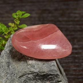 Rodocrosita Multicolor natural de 24.73 ct, Forma elegante, Translúcido