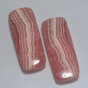 Gemas de Rodocrosita Multicolor natural de 27.45 ct, Corte Cojín, Translúcido