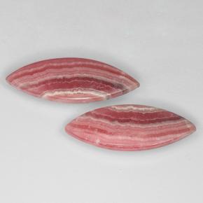 Gemas de rodocrosita multicolor natural de 20,88 ct, marquesa, translúcido