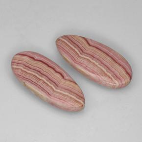 Gemas de rodocrosita multicolor natural de 25,48 ct, en forma de pera, translúcido