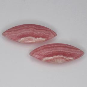 Gemas de rodocrosita multicolor natural de 9,95 ct, marquesa, translúcido