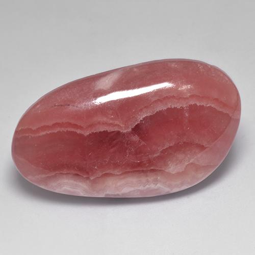 Rodocrosita multicolor natural de 49,58 ct, forma elegante, translúcido