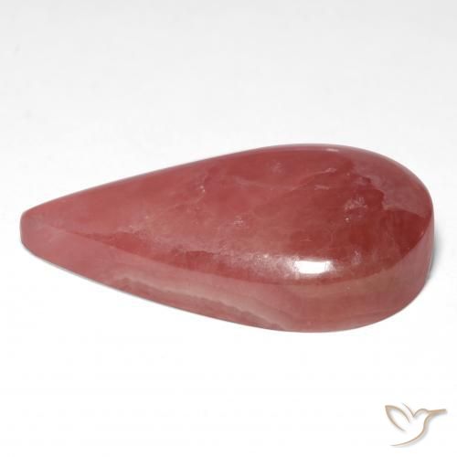 Rodocrosita Multicolor natural de 21.55 ct, En forma de pera, Translúcido