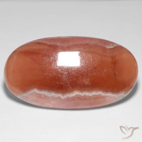 34.60ct Natural Multicolor rodocrosita, Ovalada, Translúcido