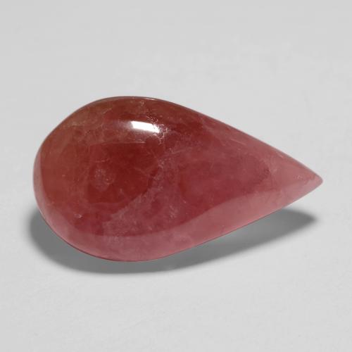 Rodocrosita multicolor natural de 10,47 ct, en forma de pera, translúcido