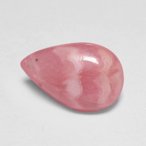 Rodocrosita multicolor natural de 1,80 ct, en forma de pera, translúcido