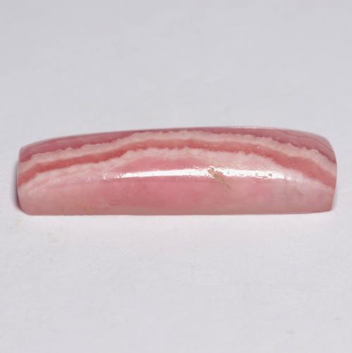 Rodocrosita multicolor natural de 5,51 ct, baguette, translúcido