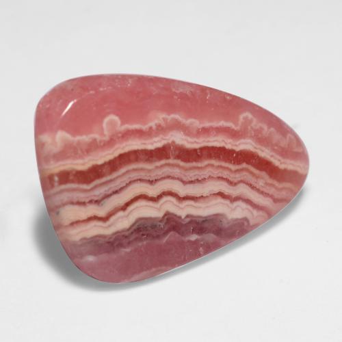 Rodocrosita multicolor natural de 10,87 ct, forma elegante, translúcido