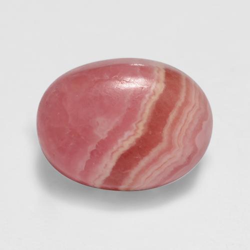 Rodocrosita multicolor natural de 2,48 ct, corte óvalo, translúcido