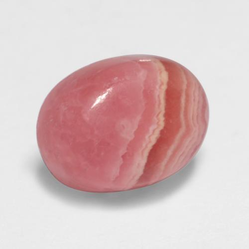 Rodocrosita multicolor natural de 2,48 ct, corte óvalo, translúcido