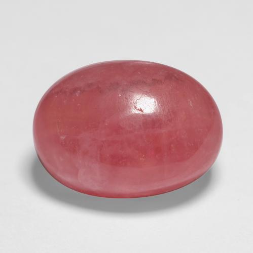 Rodocrosita multicolor natural de 8,70 ct, corte óvalo, translúcido