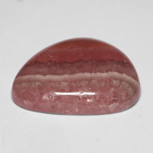 Rodocrosita multicolor natural de 20,57 ct, forma elegante, translúcido