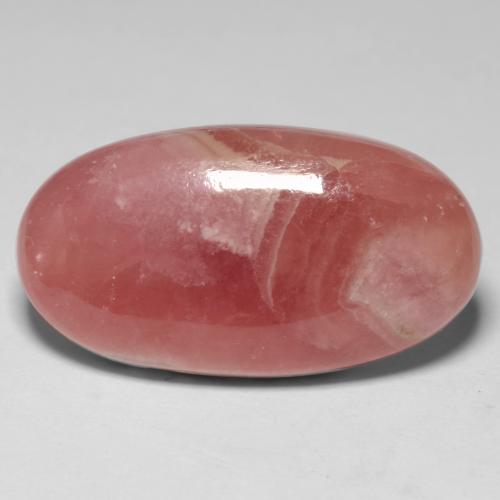 Rodocrosita multicolor natural de 17,43 ct, corte óvalo, translúcido
