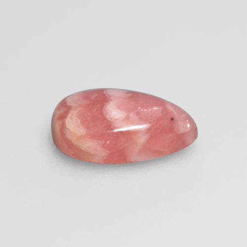 Rodocrosita multicolor natural de 1,80 ct, en forma de pera, translúcido