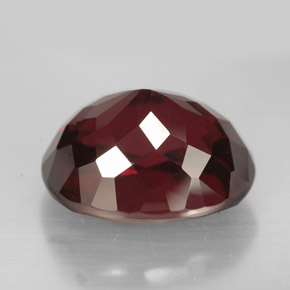 Granate rodolita rojo natural de 13,17 ct, corte óvalo, VS