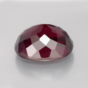 Granate rodolita rojo natural de 11,39 ct, corte óvalo, VS