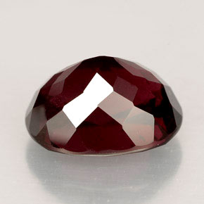 Granate rodolita rojo natural de 6,97 ct, corte óvalo, VS