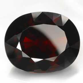 Granate rodolita rojo natural de 73,04 ct, corte óvalo, VVS
