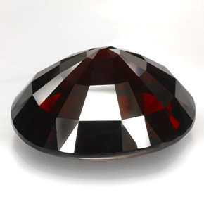 Granate rodolita rojo natural de 73,04 ct, corte óvalo, VVS
