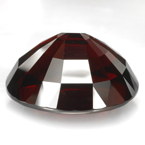 Granate rodolita rojo natural de 96,96 ct, corte óvalo, VVS