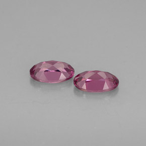 Gemas de granate rodolita rosa natural de  ct, corte óvalo, VVS-VS