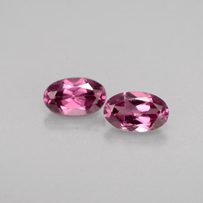 Gemas de granate rodolita rosa natural de  ct, corte óvalo, VVS-VS