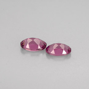 Gemas de granate rodolita rosa natural de  ct, corte óvalo, VVS-VS