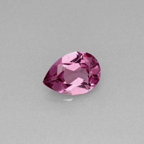 Granate rodolita violeta natural de 0,69 ct, en forma de pera, VS-SI