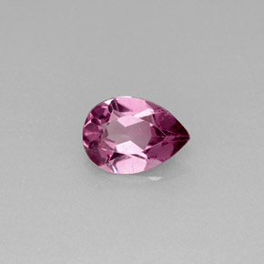 Granate rodolita violeta natural de 0,69 ct, en forma de pera, VS-SI