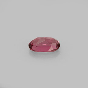 Granate rodolita rojo natural de 0,60 ct, corte óvalo, VVS-VS