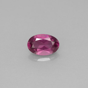 Granate rodolita Rosado púrpura natural de 0.66 ct, Corte Óvalo, VVS-VS