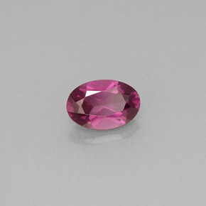 Granate rodolita Rosado púrpura natural de 0.66 ct, Corte Óvalo, VVS-VS