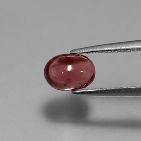 Granate rodolita rojo natural de 1,18 ct, transparente, transparente / translúcido