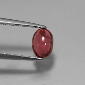 Granate rodolita rojo natural de 1,18 ct, transparente, transparente / translúcido