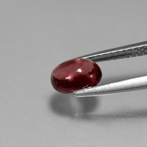 Granate rodolita rojo natural de 1,18 ct, transparente, transparente / translúcido