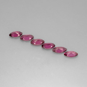 Gemas de granate rodolita violeta natural de  ct, marquesa, VS
